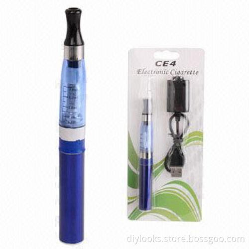 650mAh eGo-CE4 Single Stem USB Rechargeable Electronic Cigarette (Blue) with 1.6mL Atomizer Capacity